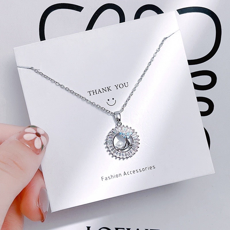 COLLARES CADENA  ESTILO KOREANO MINIMALISTA DISEÑOS  ELEGANTES CRISTALES DE CIRCONIA