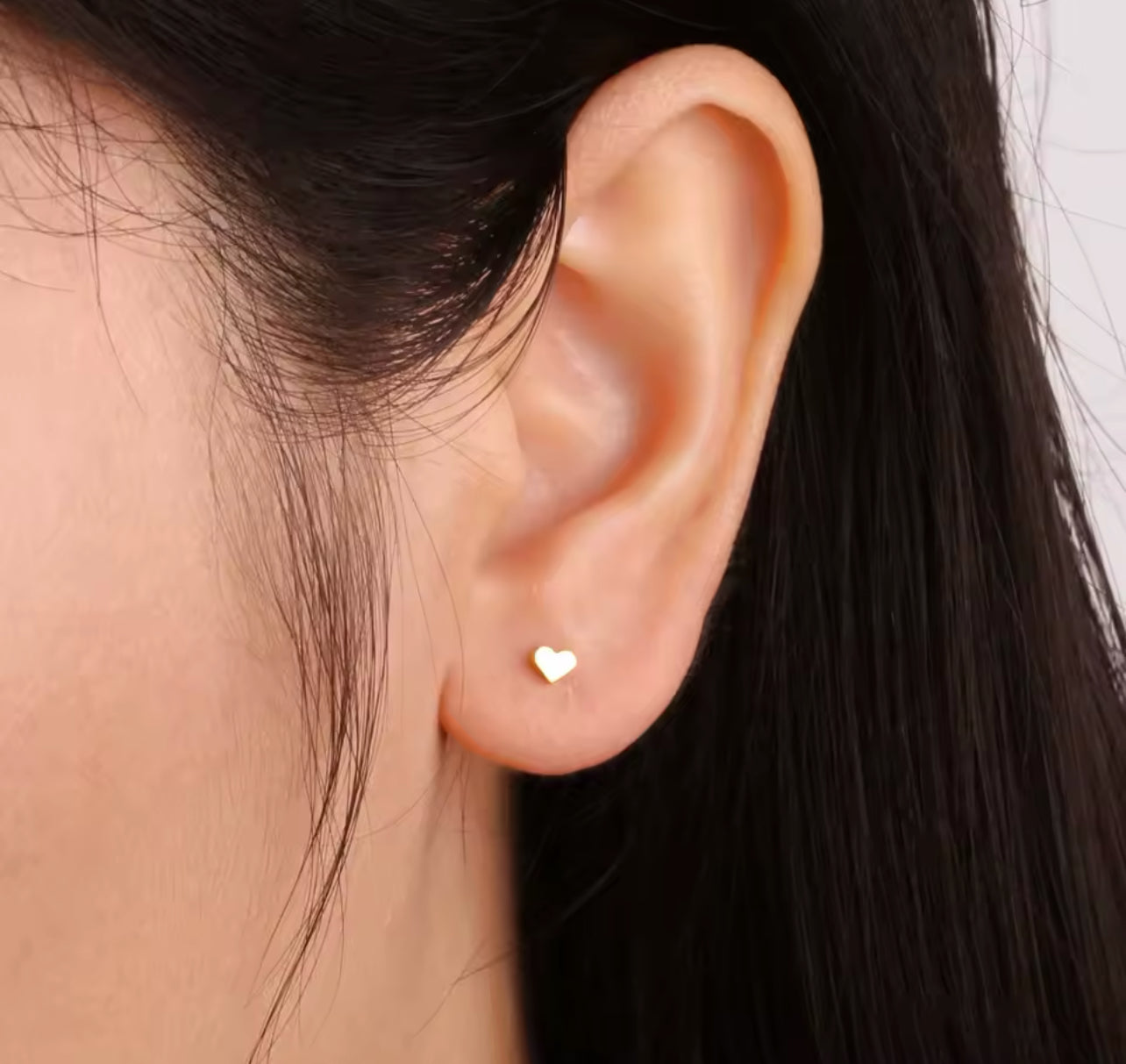 PENDIENTES LITTLE HEART PEQUEÑOS MINIMALISTAS ESTILO KOREANO