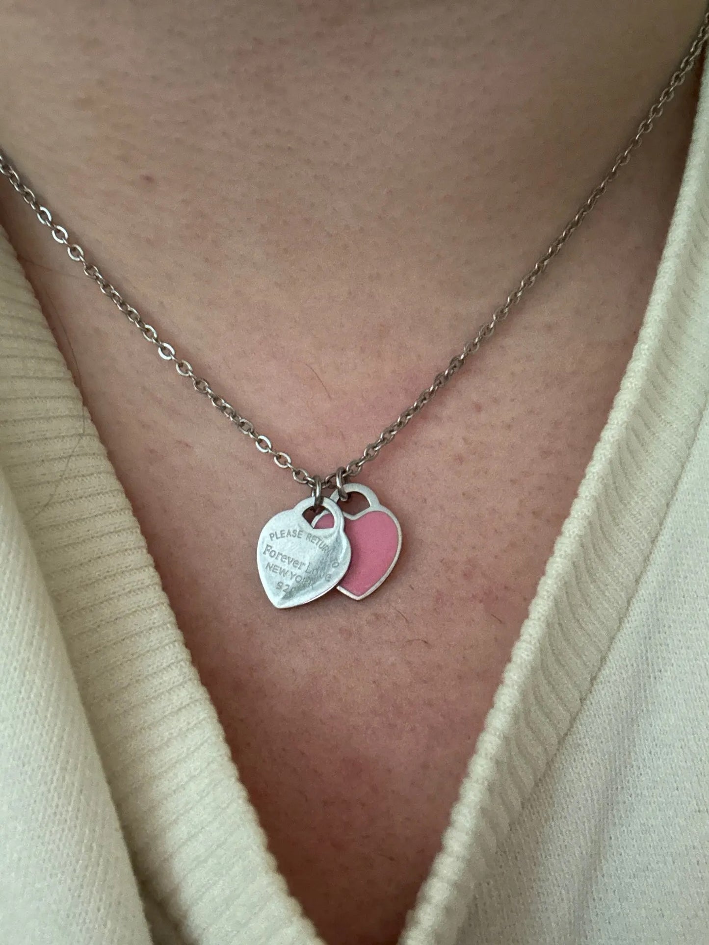 COLLAR MINIMALISTA ELEGANTE FOREVER LOVE NEW YORK