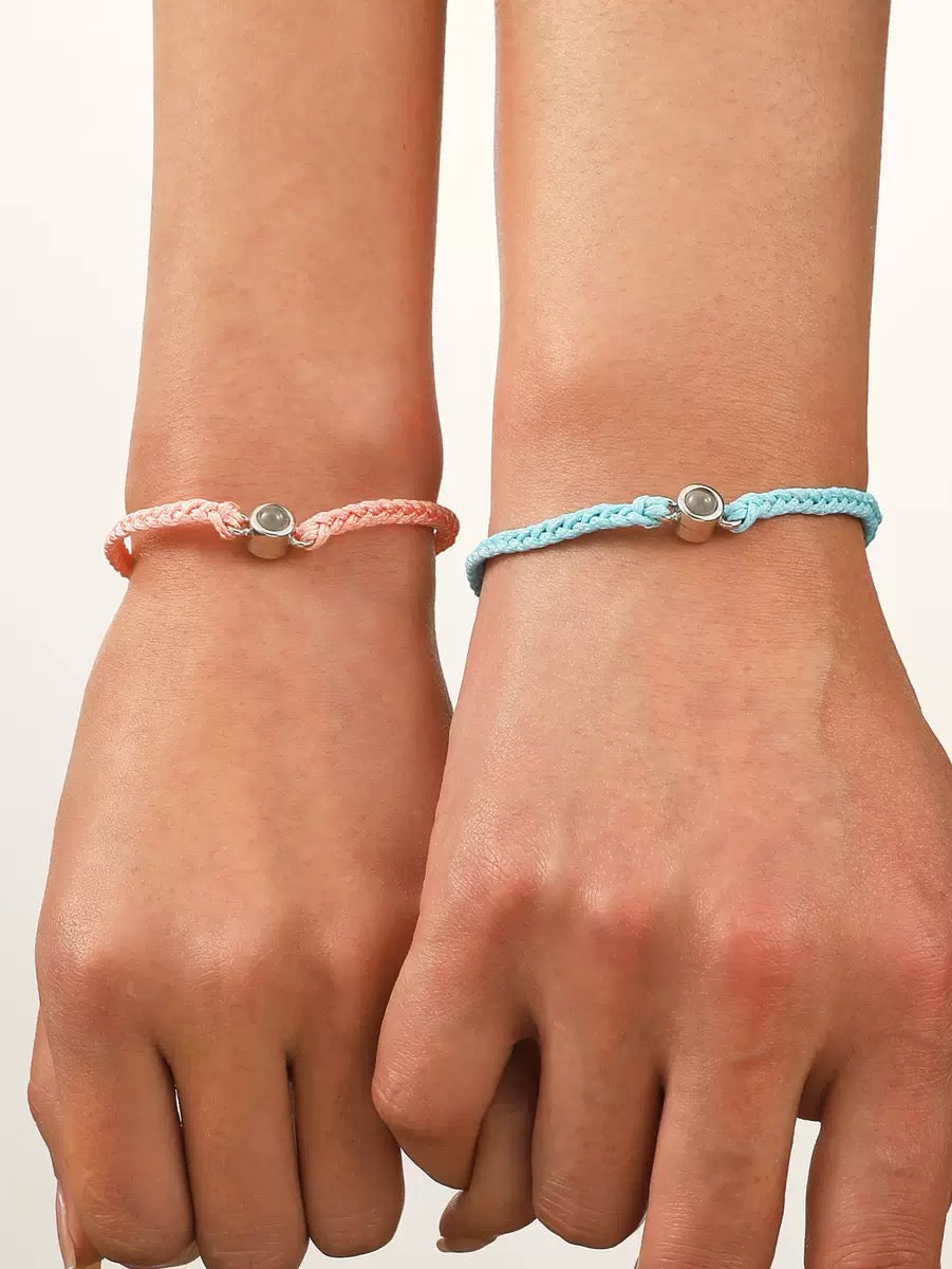 BRAZALETE TE AMO EN 100 IDIOMAS DIFERENTES TEJIDO