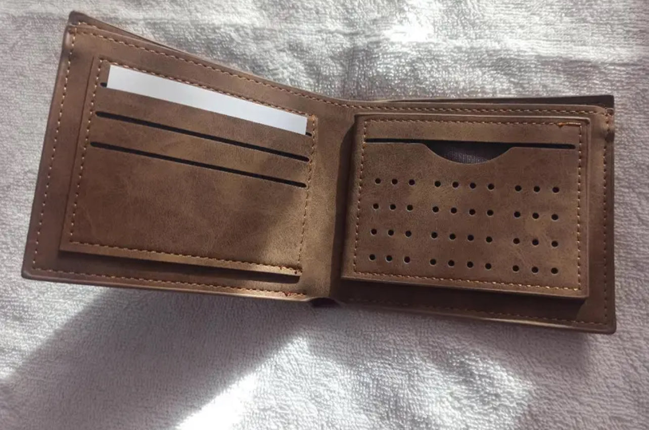 CARTERAS PARA HOMBRE LEATHER SINTÉTICO PERSONALIZABLES