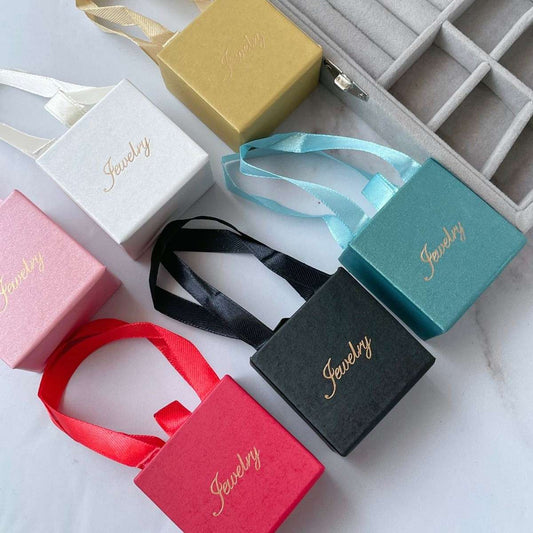 CAJA DE REGALO TIPO BOLSA ELEGANTE PEQUEÑA