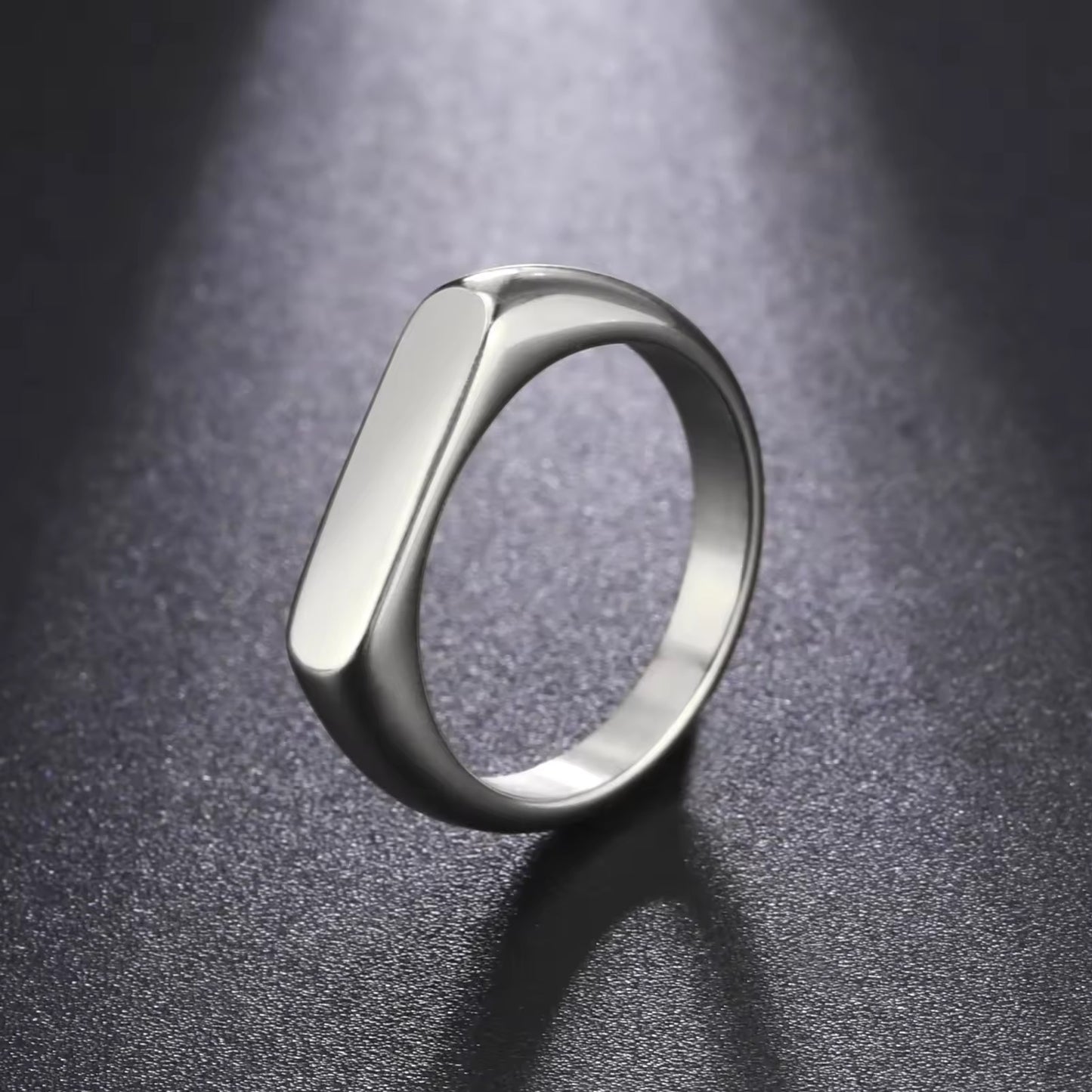 ANILLO PLACA MINIMALISTA PERSONALIZADO