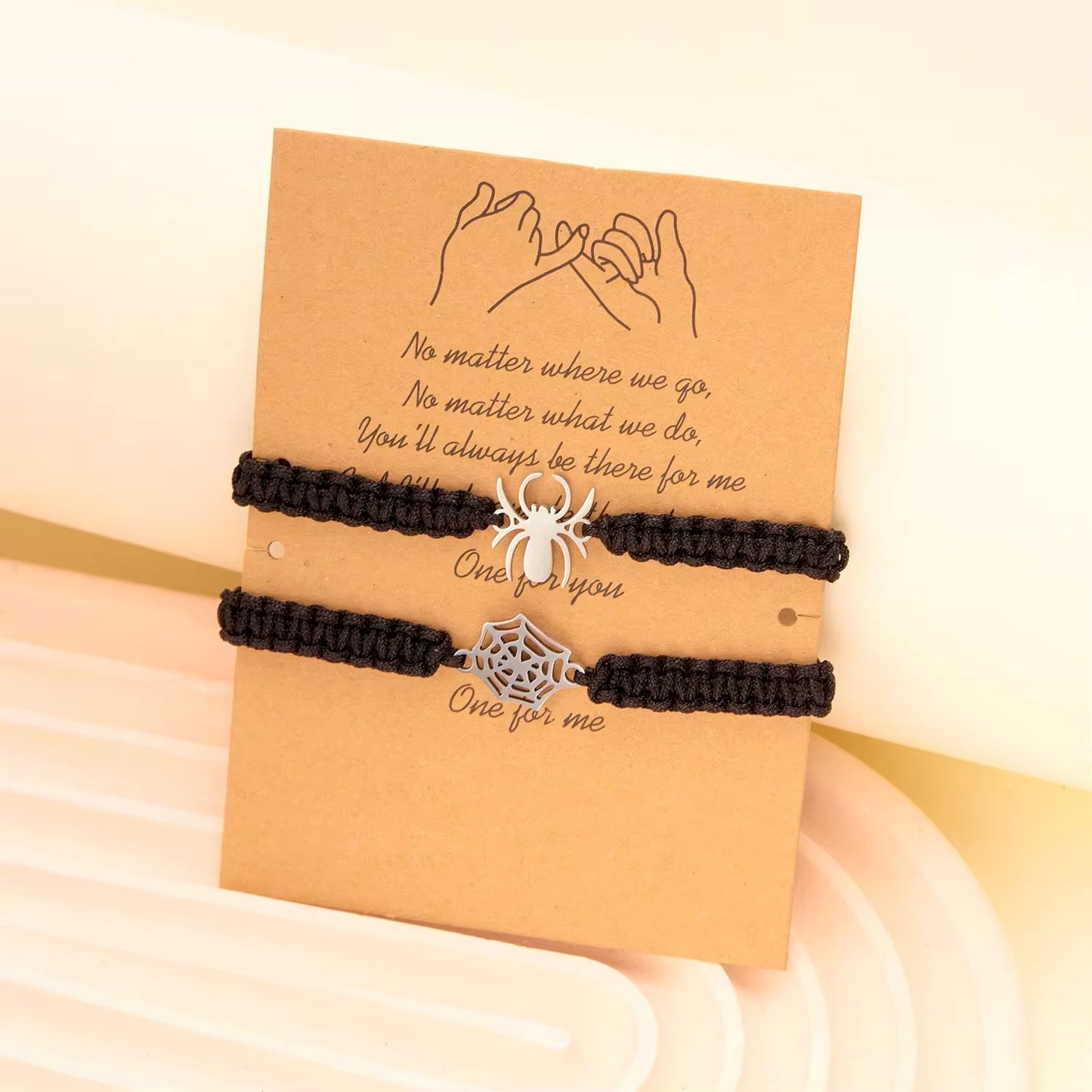 BRAZALETES MINIMALISTAS HOMBRE ARAÑA SPIDERMAN