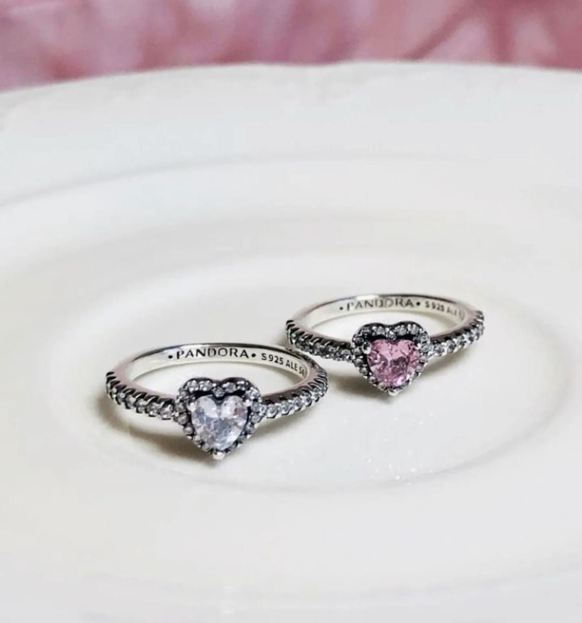 ANILLO CORAZÓN CRISTAL CIRCONITA MINIMALISTA ESTILO PANDORA