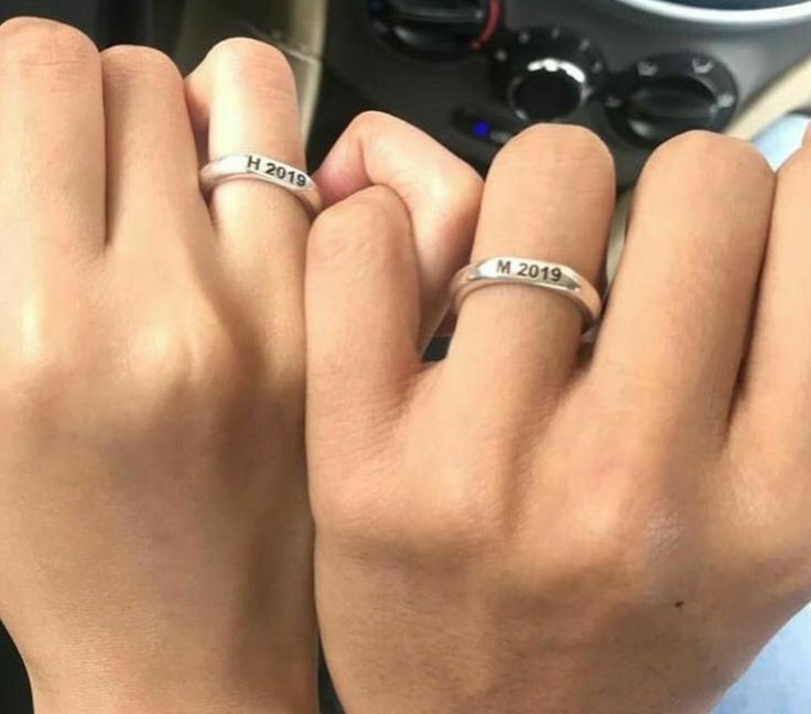ANILLO PLACA MINIMALISTA PERSONALIZADO