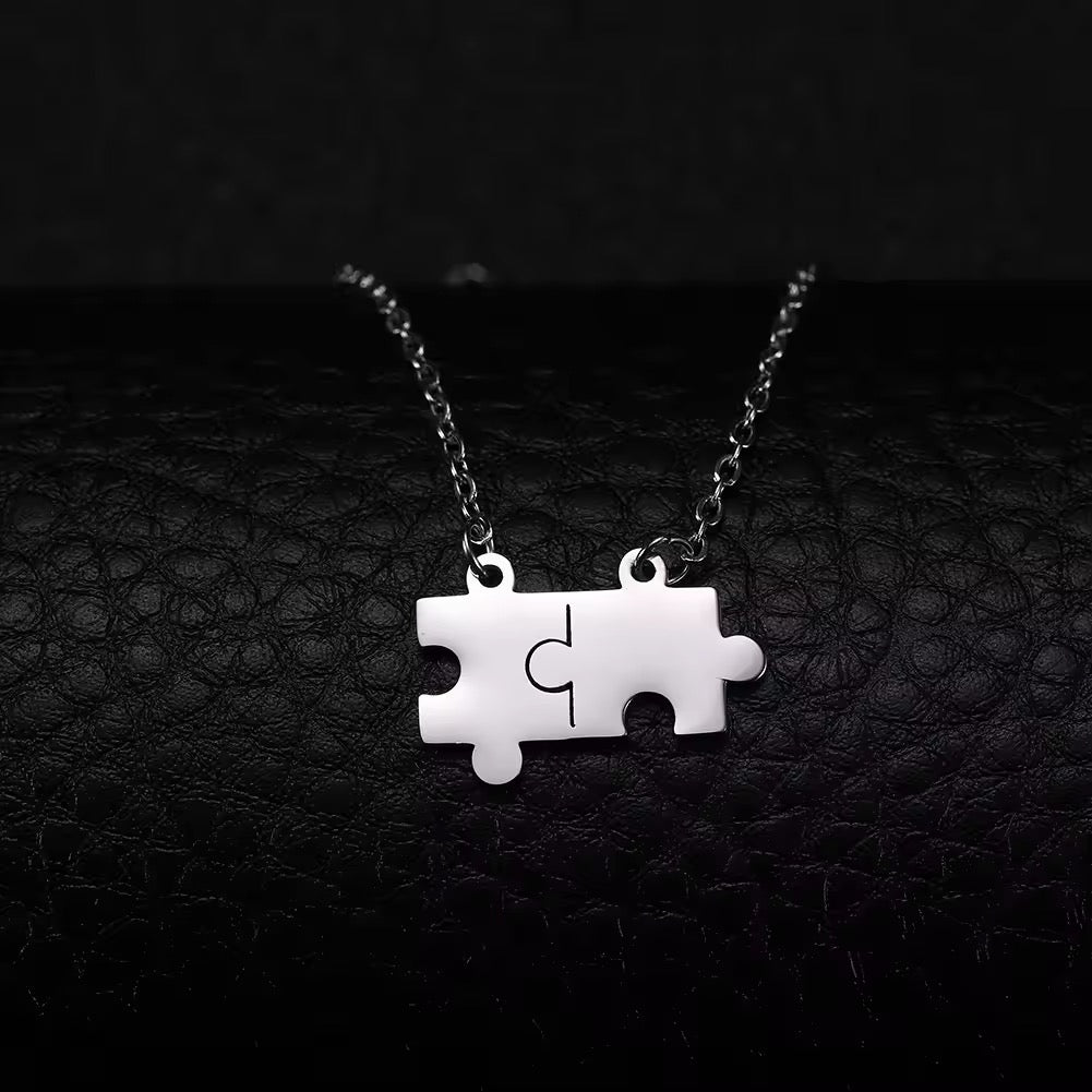 COLLAR ROMPECABEZA PUZZLE MINIMALISTA PERSONALIZABLE