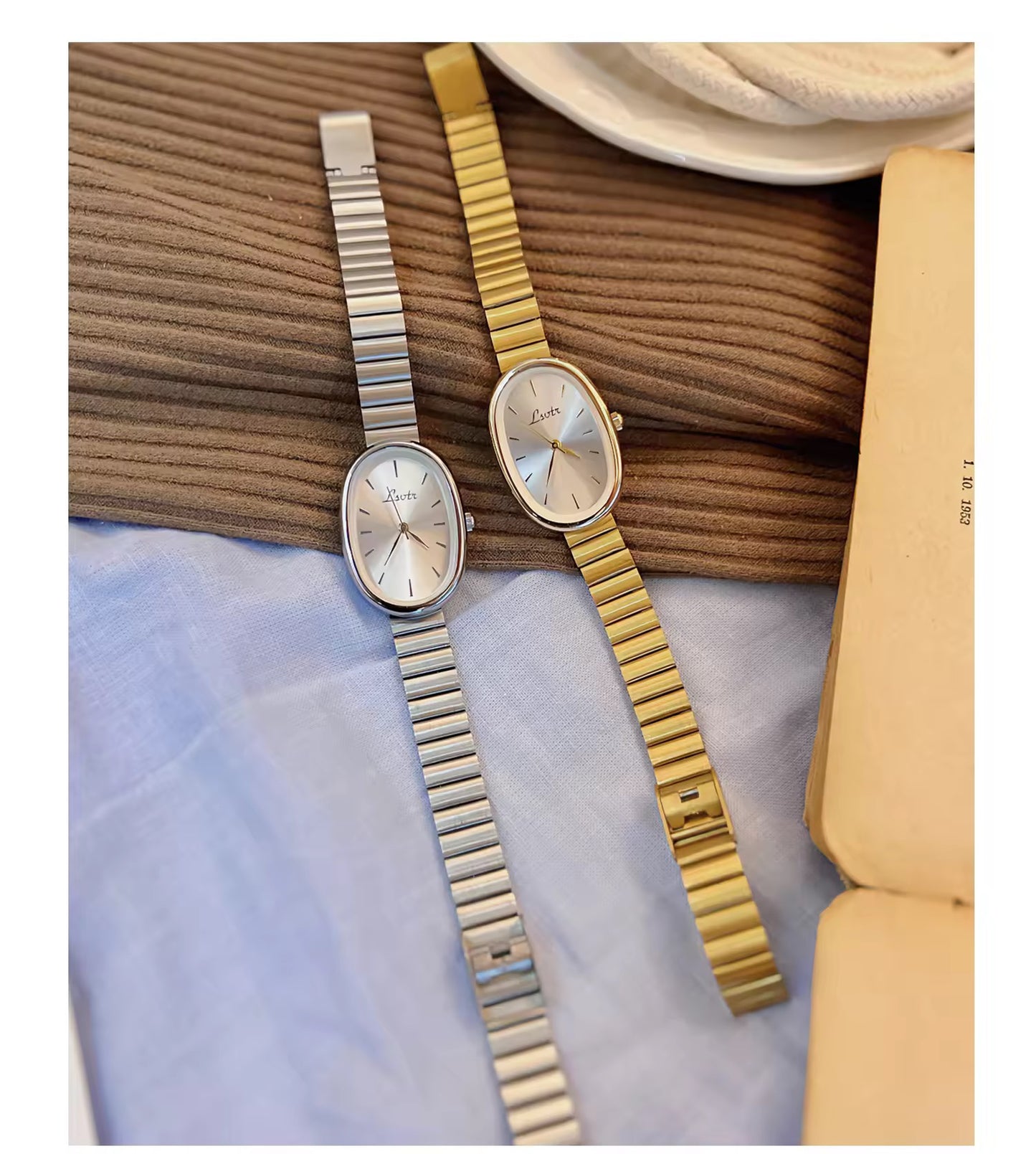 RELOJ FEMENINO CORREA AJUSTABLE  ACERO DISEÑO ELEGANTE