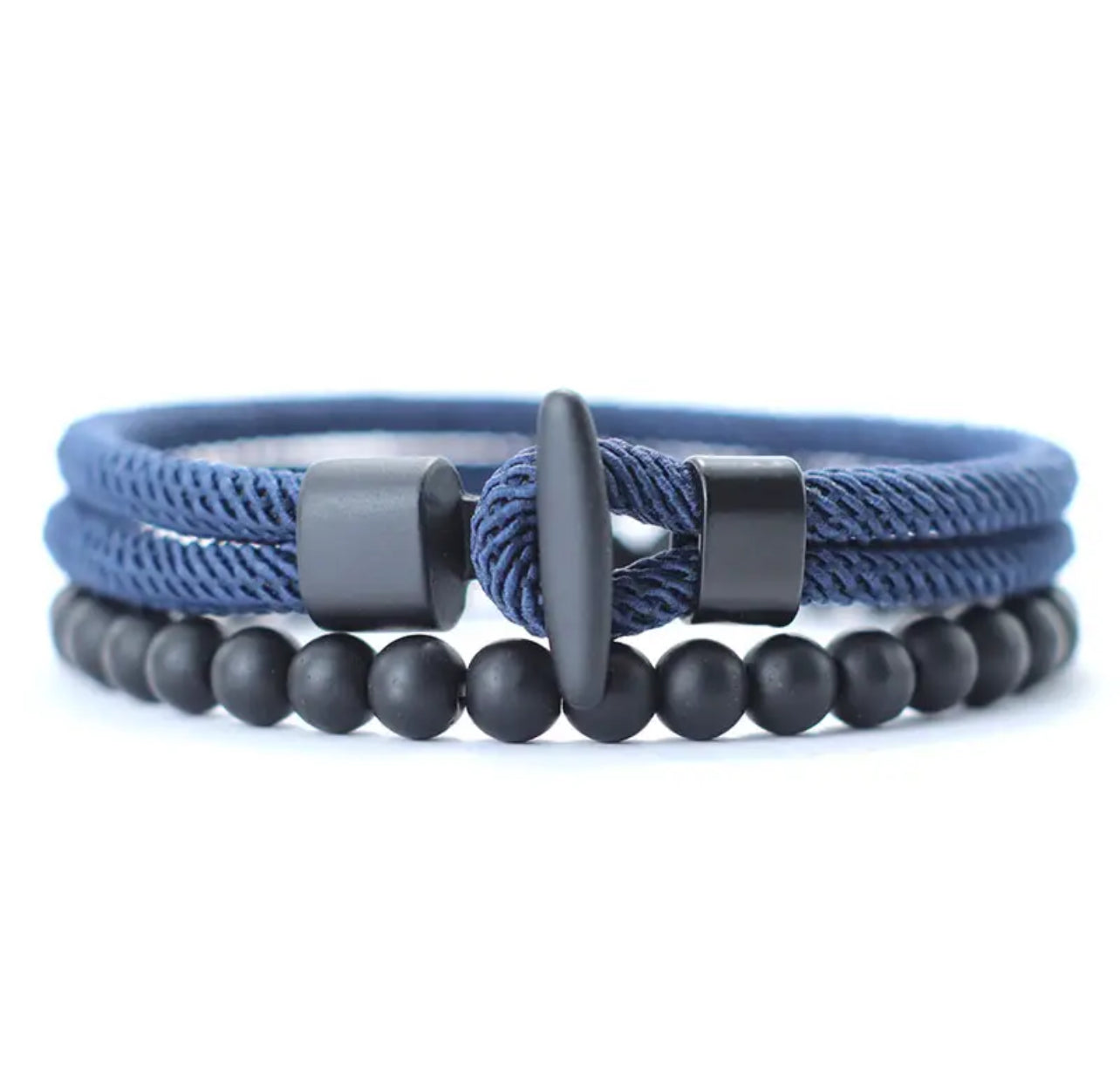 BRAZALETES HEBILLA DE HERRADURA ÓNIX LEATHER MINIMALISTAS