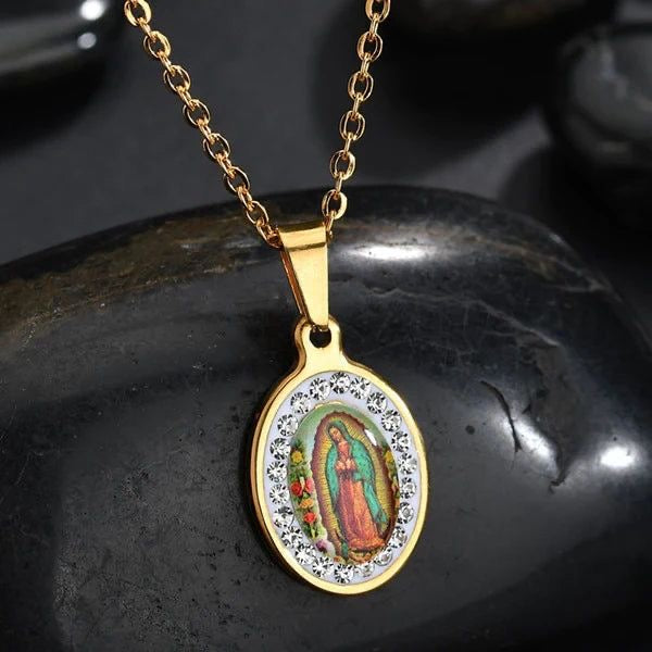 COLLAR VIRGEN MARÍA RELIGIOSO UNISEX
