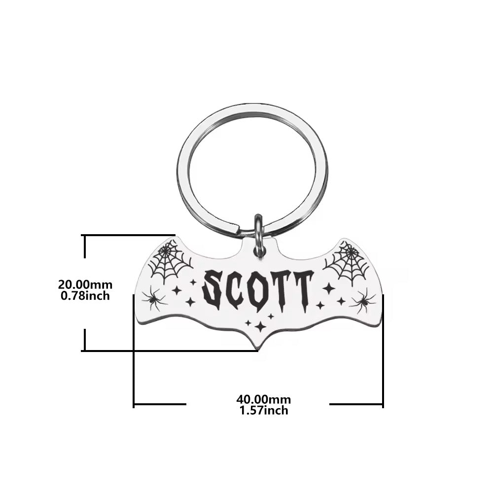 COLLAR/ LLAVERO ACERO INOXIDABLE BATMAN TAG DE MASCOTA