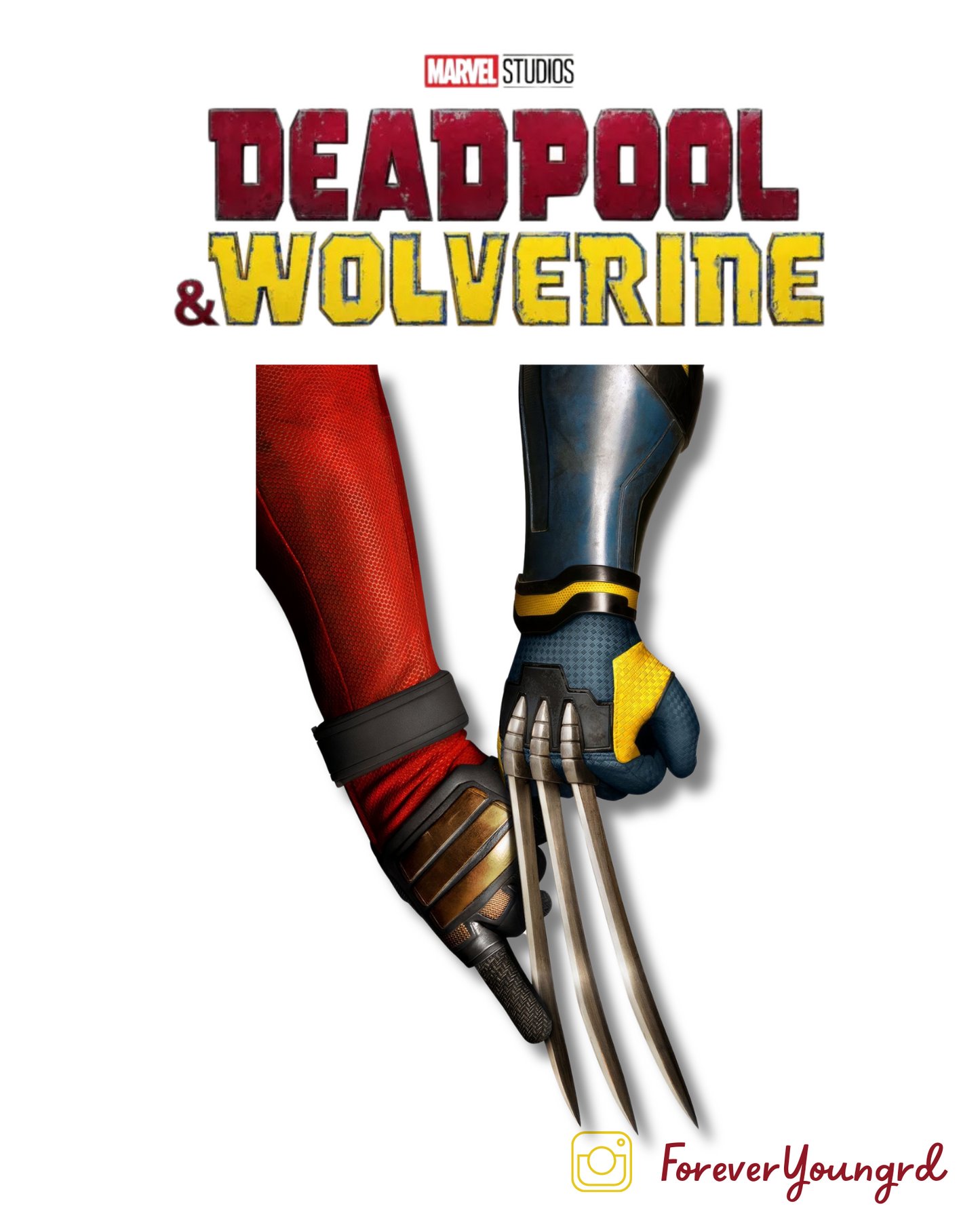 BRAZALETES DEADPOOL & WOLVERINE LOVE BFF
