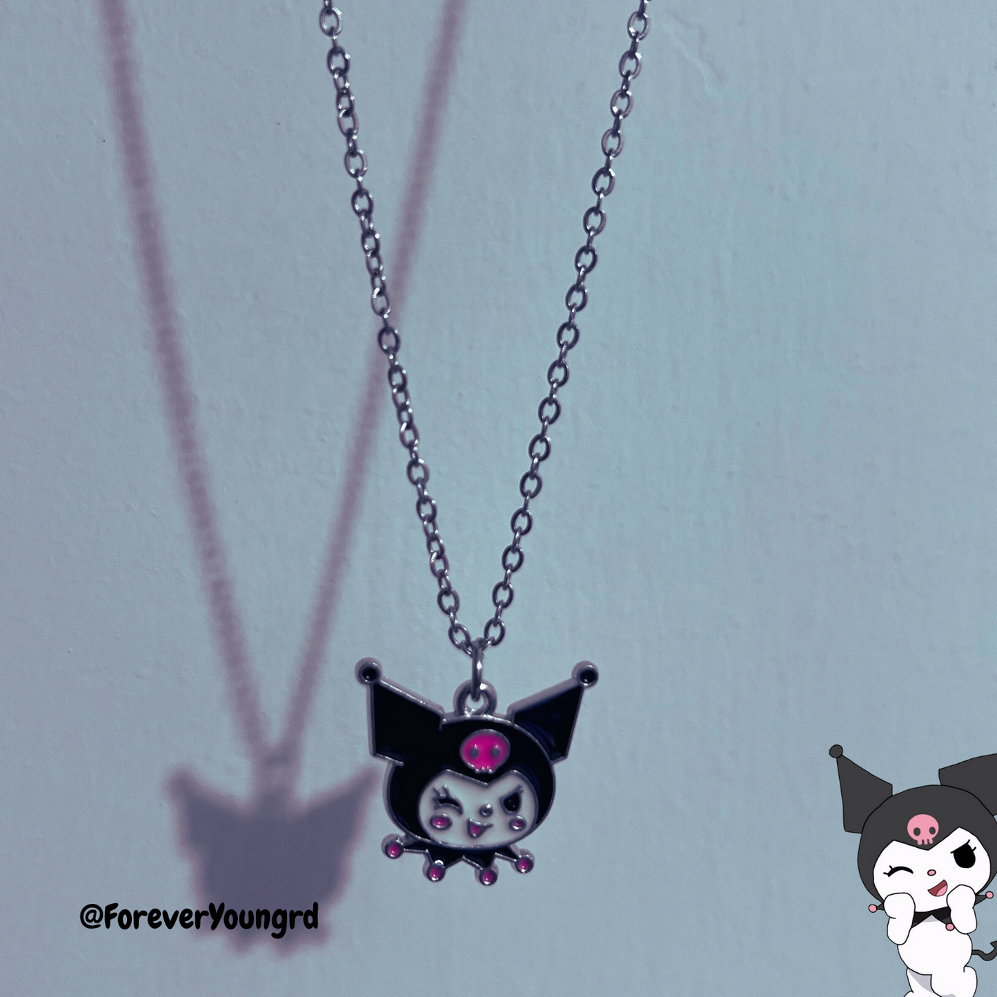 COLLAR KUROMI HELLO KITTY MINIMALISTA