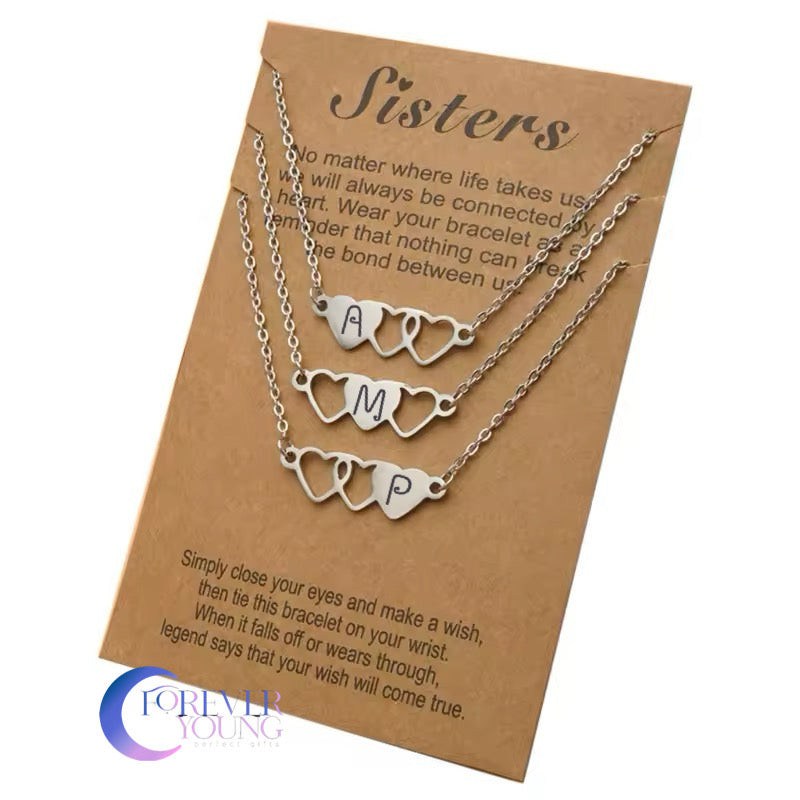 COLLARES BFF MEJORES AMIGAS MATCHING GRUPO DE AMIGAS PERSONALIZADOS