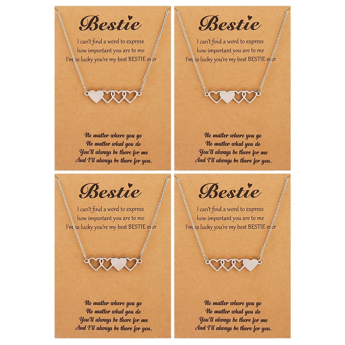 COLLARES BFF MEJORES AMIGAS MATCHING GRUPO DE AMIGAS PERSONALIZADOS