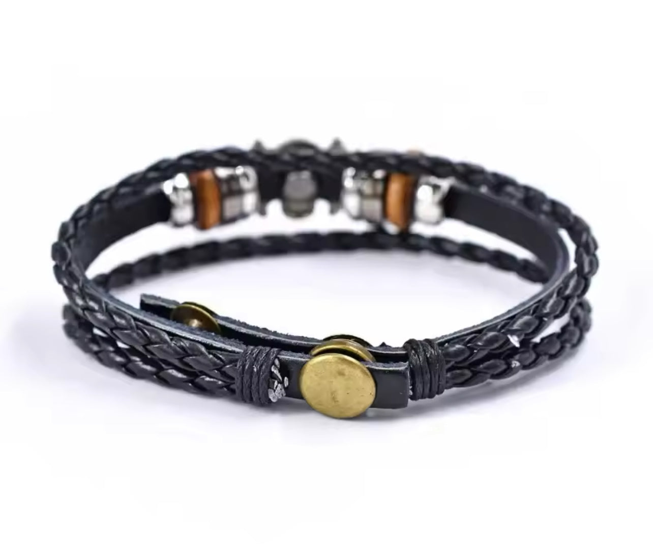 BRAZALETES ANIME ONE PIECE Y ATTACK ON TITAN LEATHER CUERO SINTÉTICO