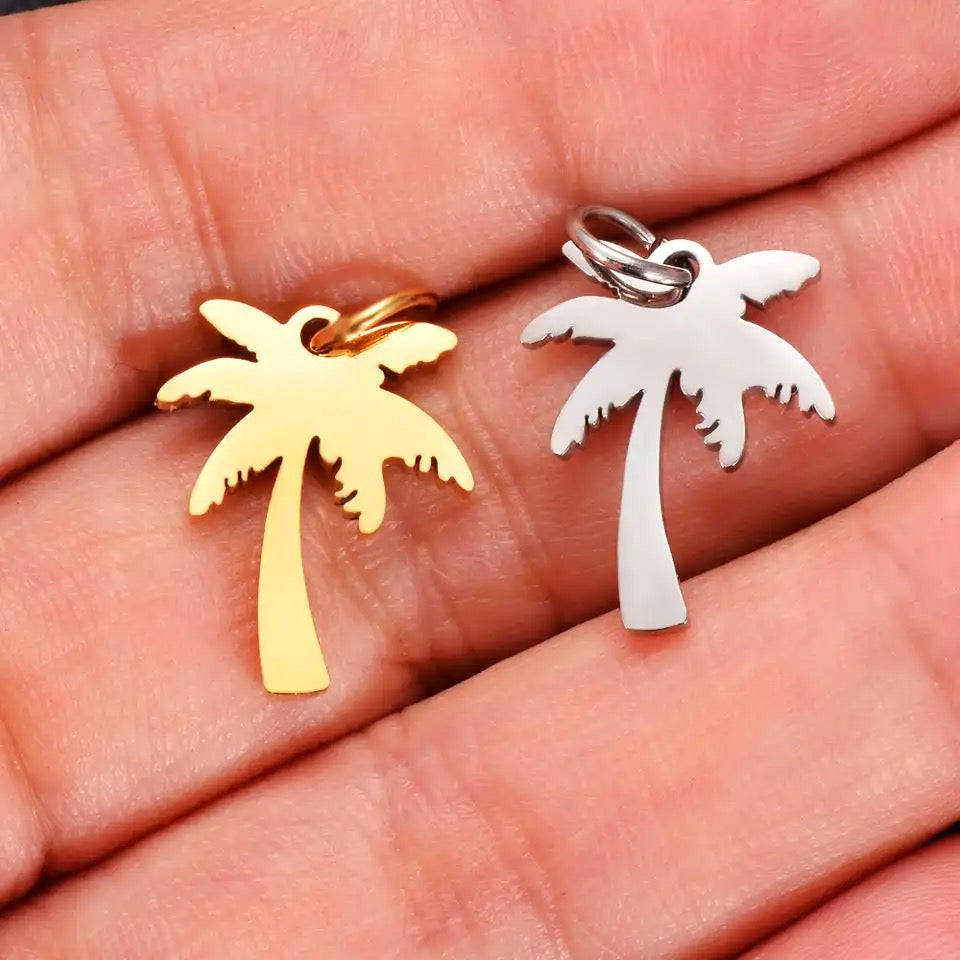COLLAR ISLEÑA PALMERA ISLA MINIMALISTA