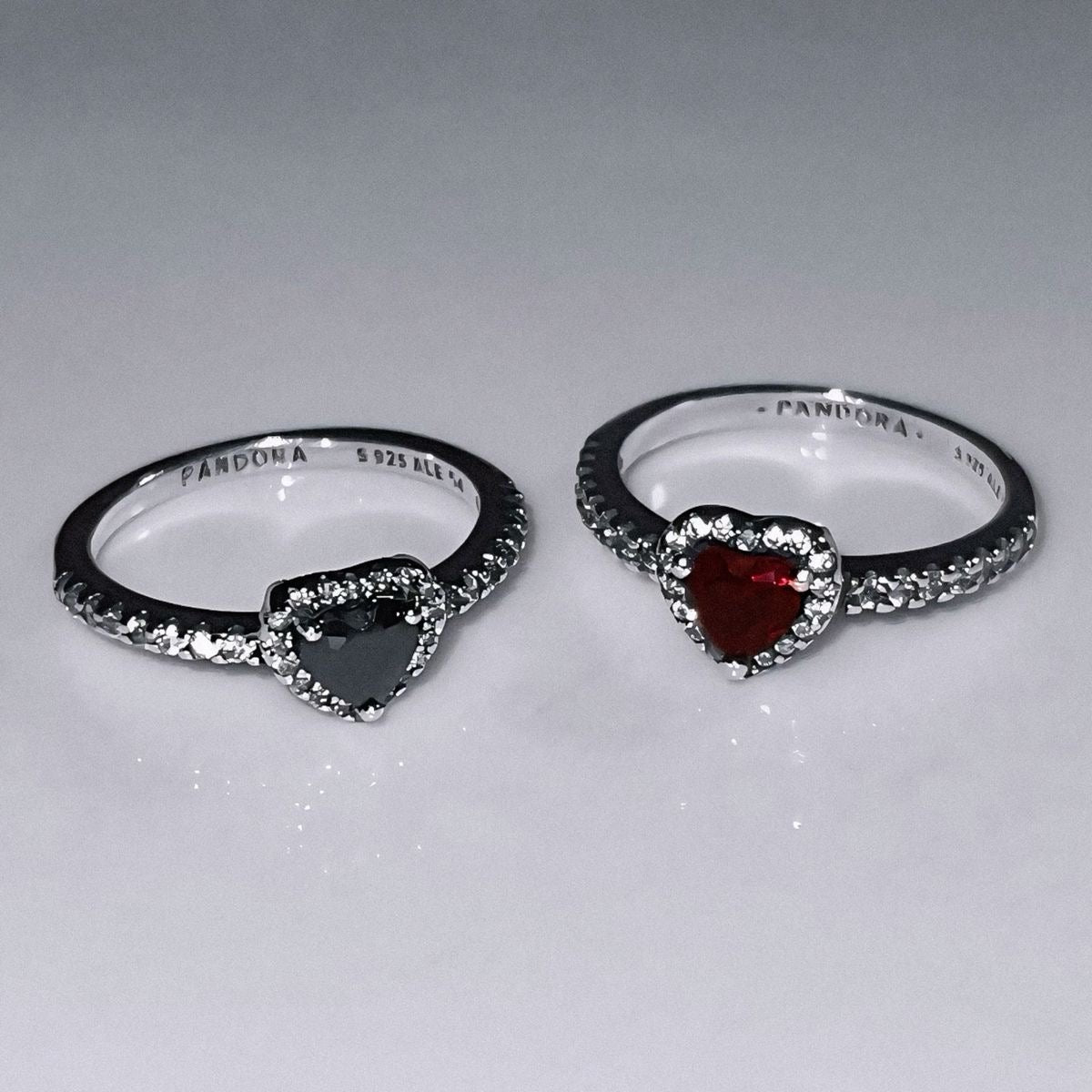 ANILLO CORAZÓN CRISTAL CIRCONITA MINIMALISTA ESTILO PANDORA