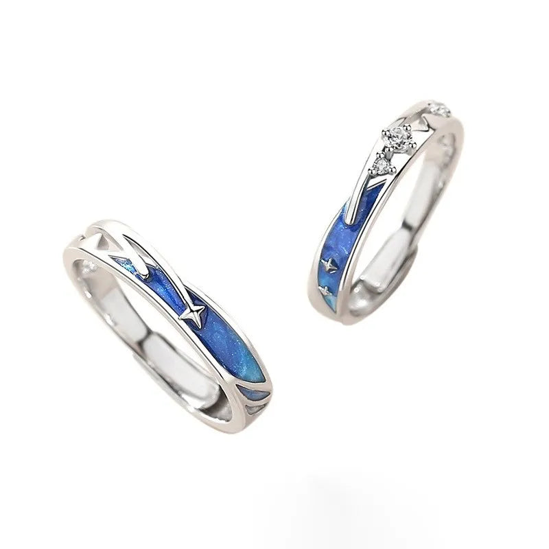 ANILLOS NOCHE ESTRELLADA DE VAN GOGH PROMESA