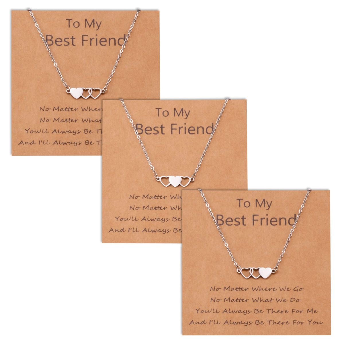 COLLARES BFF MEJORES AMIGAS MATCHING GRUPO DE AMIGAS PERSONALIZADOS
