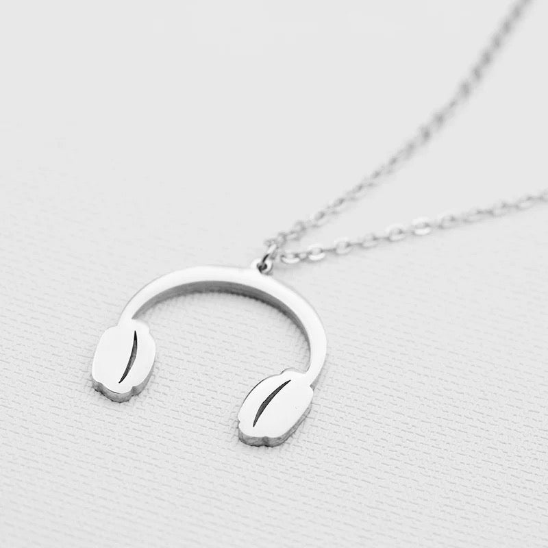 COLLAR AURICULARES DISEÑO MUSICAL UNISEX
