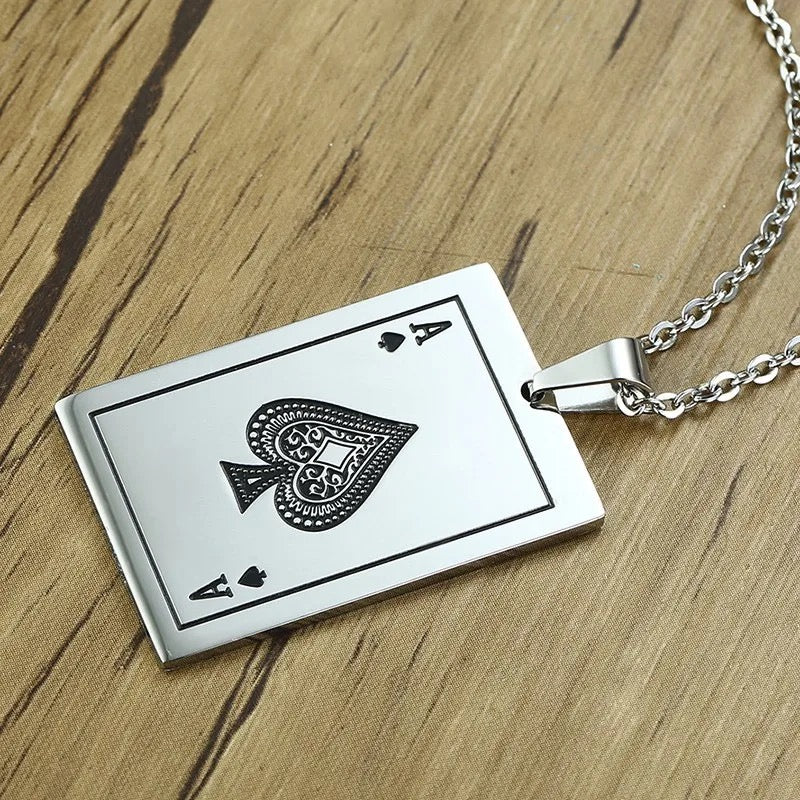 COLLAR CARTA DE PÓKER