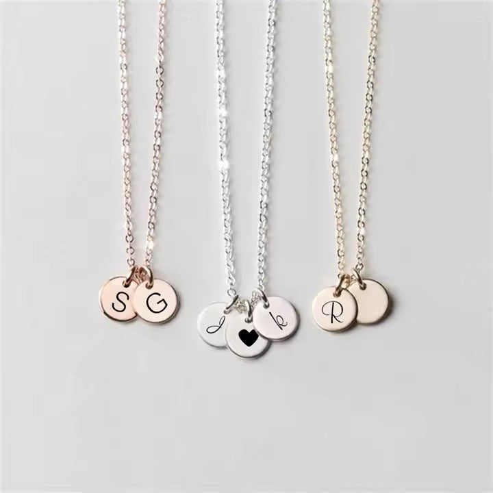 COLLAR DIJES CIRCULARES MINIMALISTAS PERSONALIZADOS
