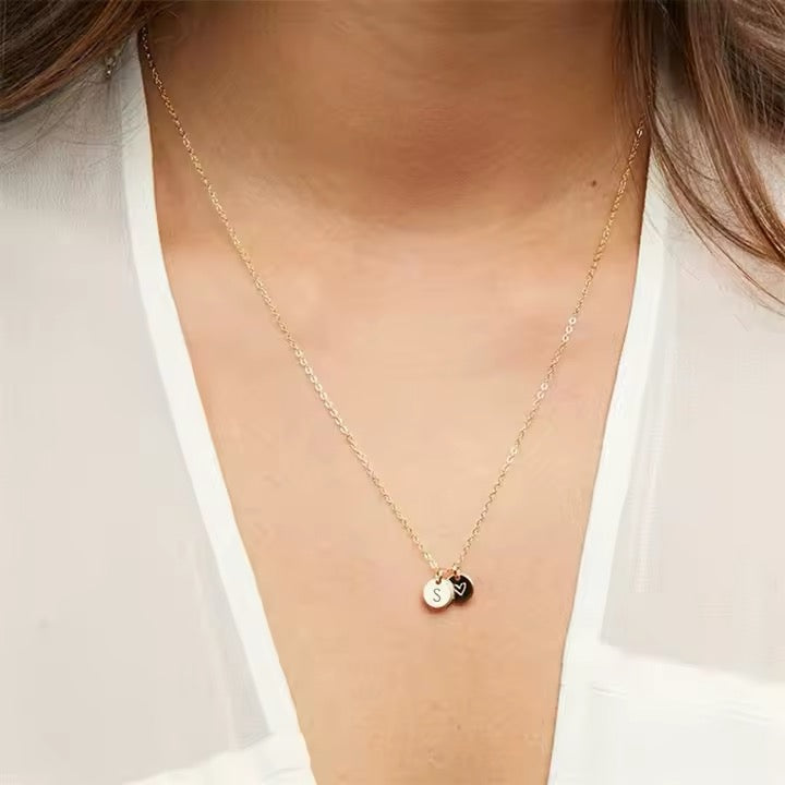 COLLAR DIJES CIRCULARES MINIMALISTAS PERSONALIZADOS