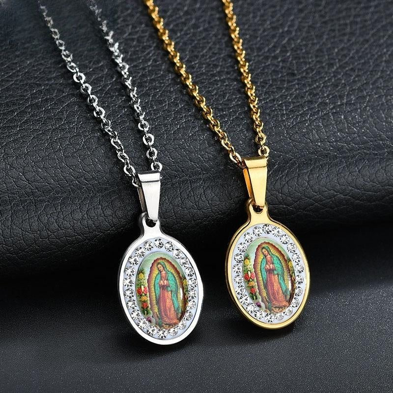 COLLAR VIRGEN MARÍA RELIGIOSO UNISEX