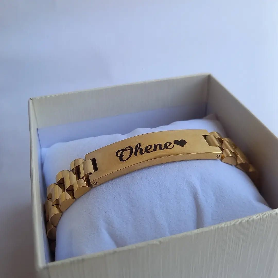 BRAZALETES ELEGANTES EN ACERO INOXIDABLE SOLIDO PERSONALIZADOS