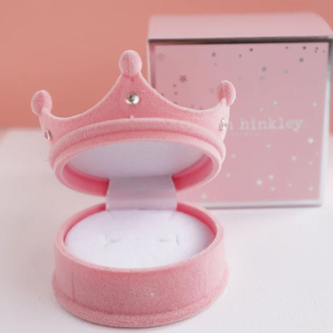CAJA DE REGALO CORONA PRINCESA  TERCIOPELO PEQUEÑA