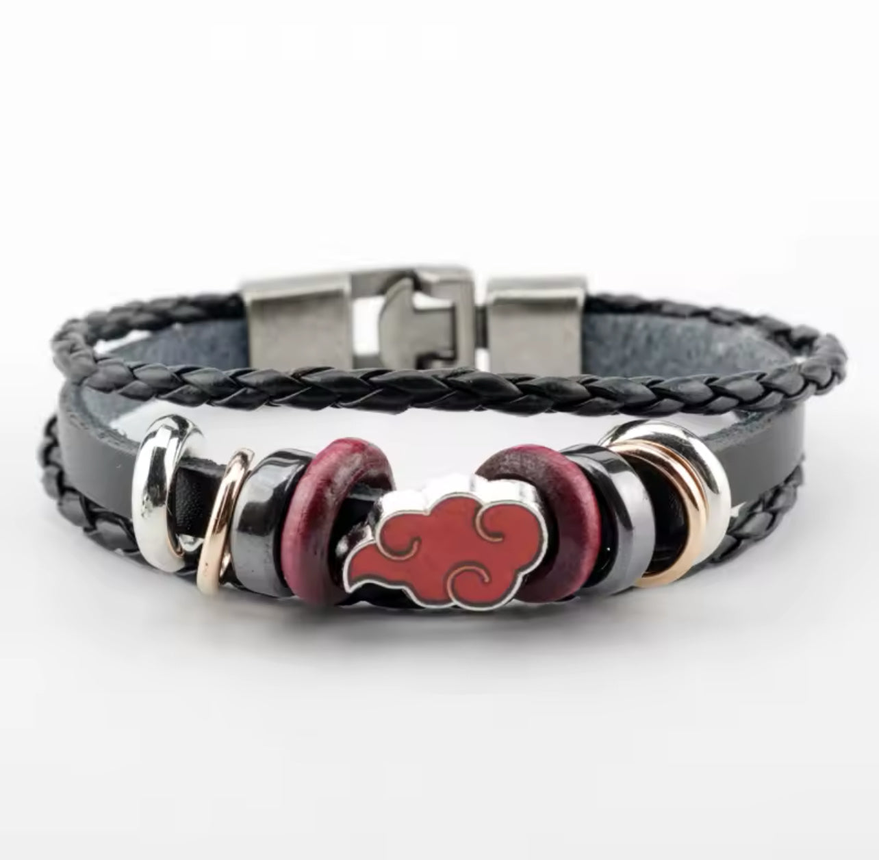 BRAZALETES ANIME ONE PIECE Y ATTACK ON TITAN LEATHER CUERO SINTÉTICO