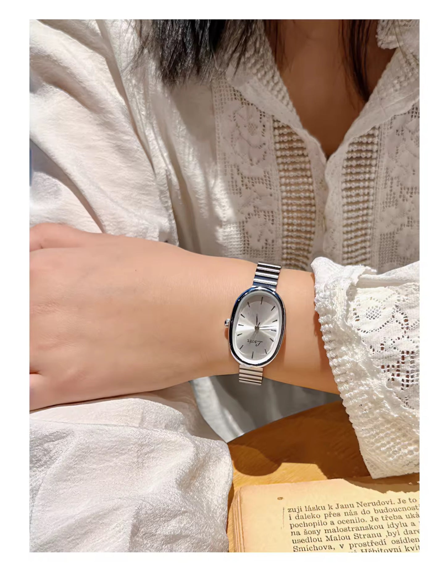 RELOJ FEMENINO CORREA AJUSTABLE  ACERO DISEÑO ELEGANTE
