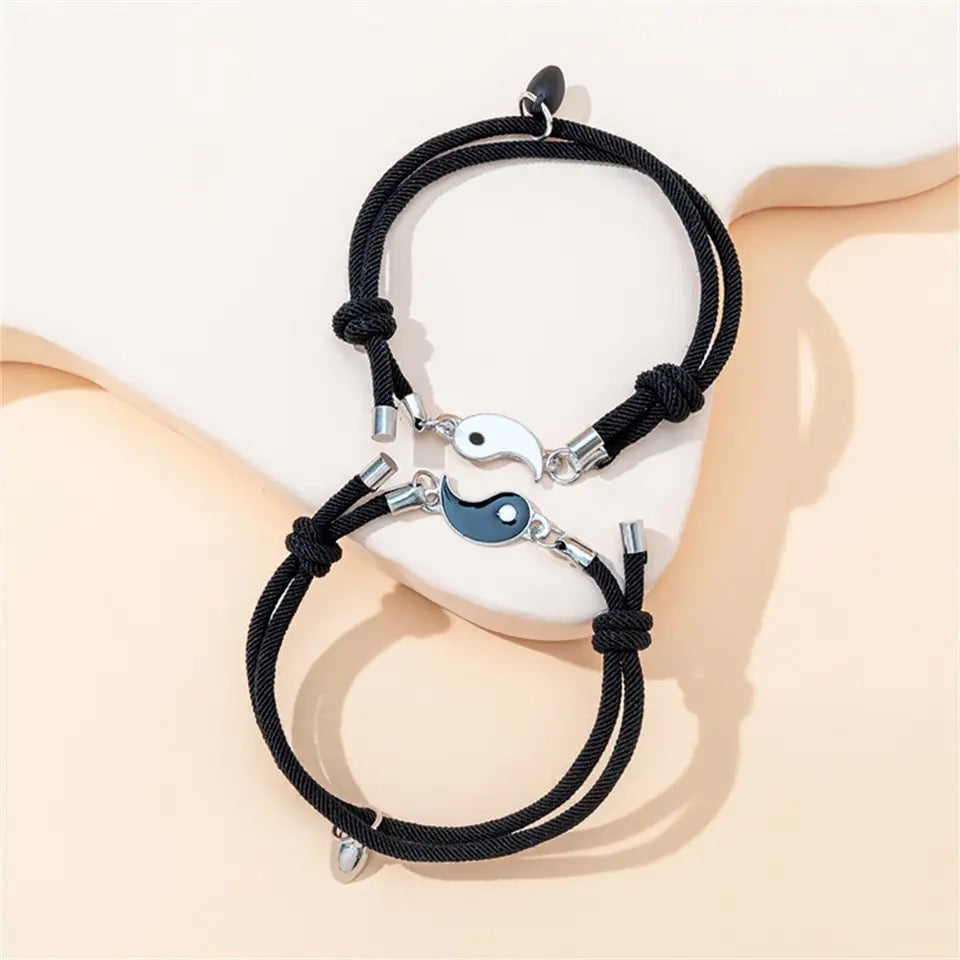 BRAZALETES MAGNÉTICOS YIN YANG IMANES