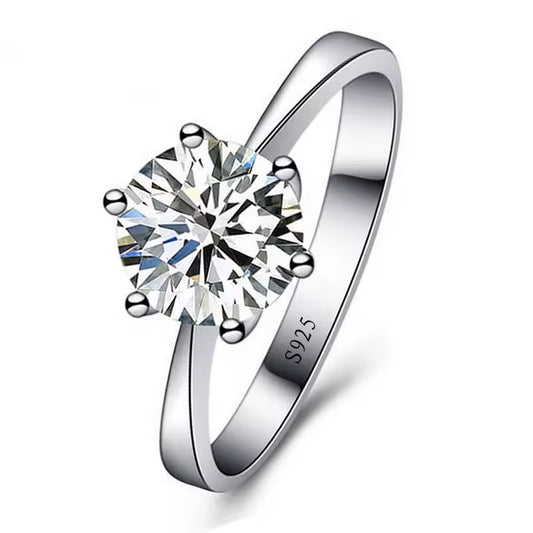 ANILLO CRISTAL CON INCRUBACIONES CHAPADO EN PLATA S925