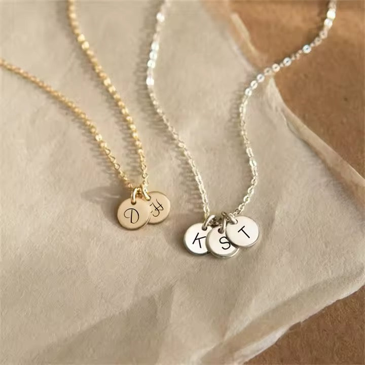 COLLAR DIJES CIRCULARES MINIMALISTAS PERSONALIZADOS