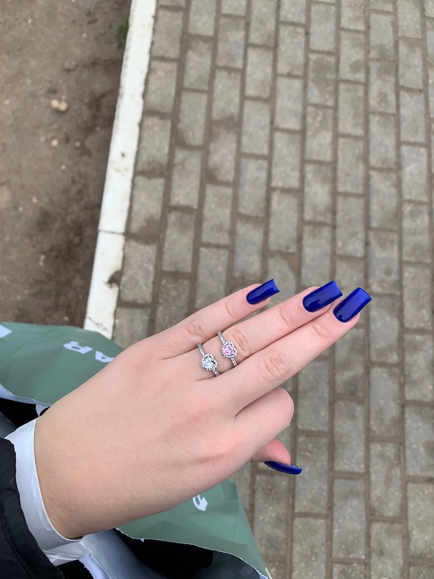 ANILLO CORAZÓN CRISTAL CIRCONITA MINIMALISTA ESTILO PANDORA