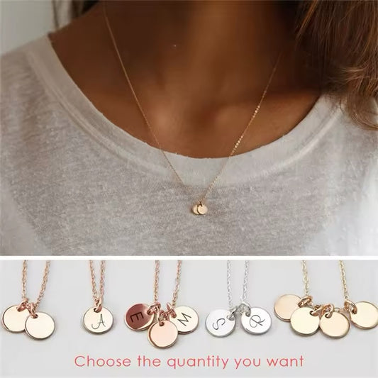 COLLAR DIJES CIRCULARES MINIMALISTAS PERSONALIZADOS