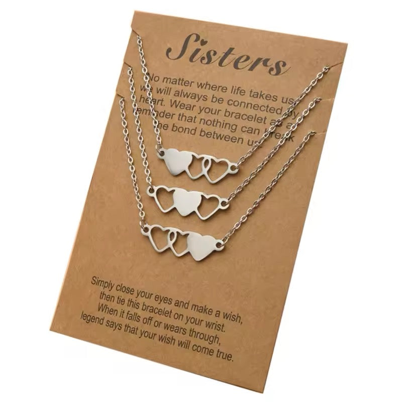 COLLARES BFF MEJORES AMIGAS MATCHING GRUPO DE AMIGAS PERSONALIZADOS