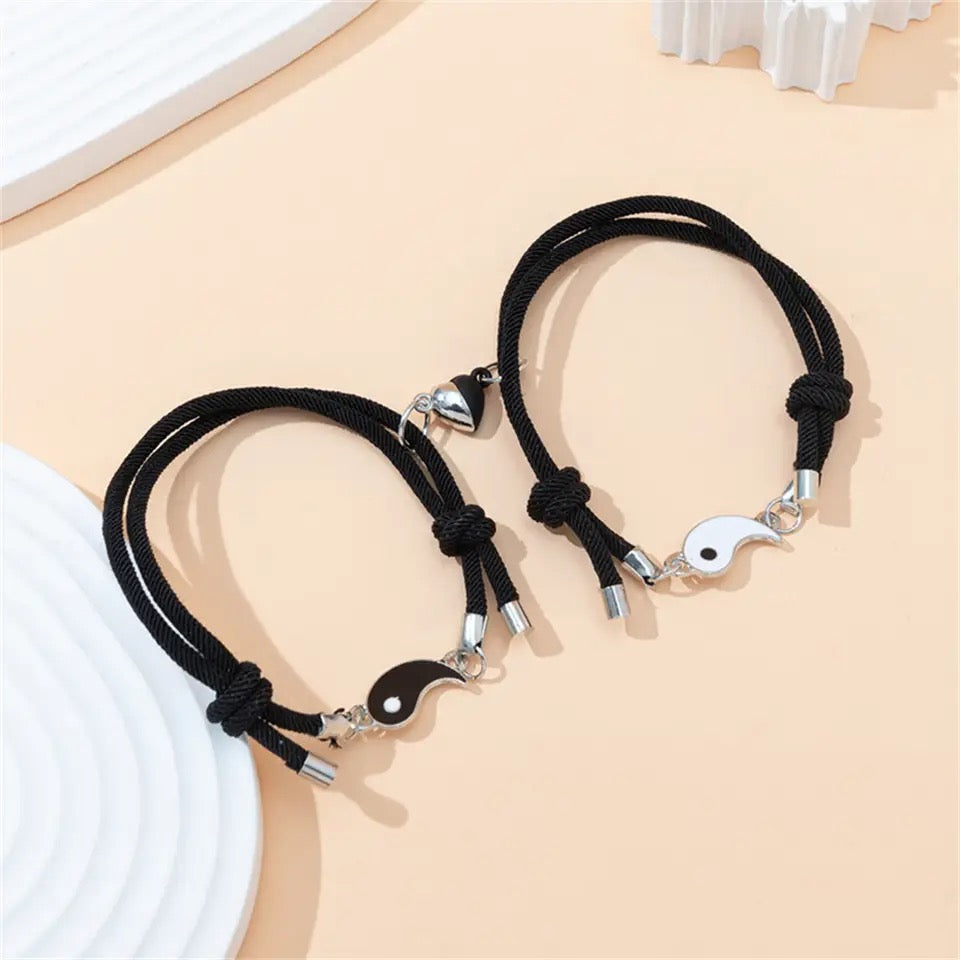 BRAZALETES MAGNÉTICOS YIN YANG IMANES