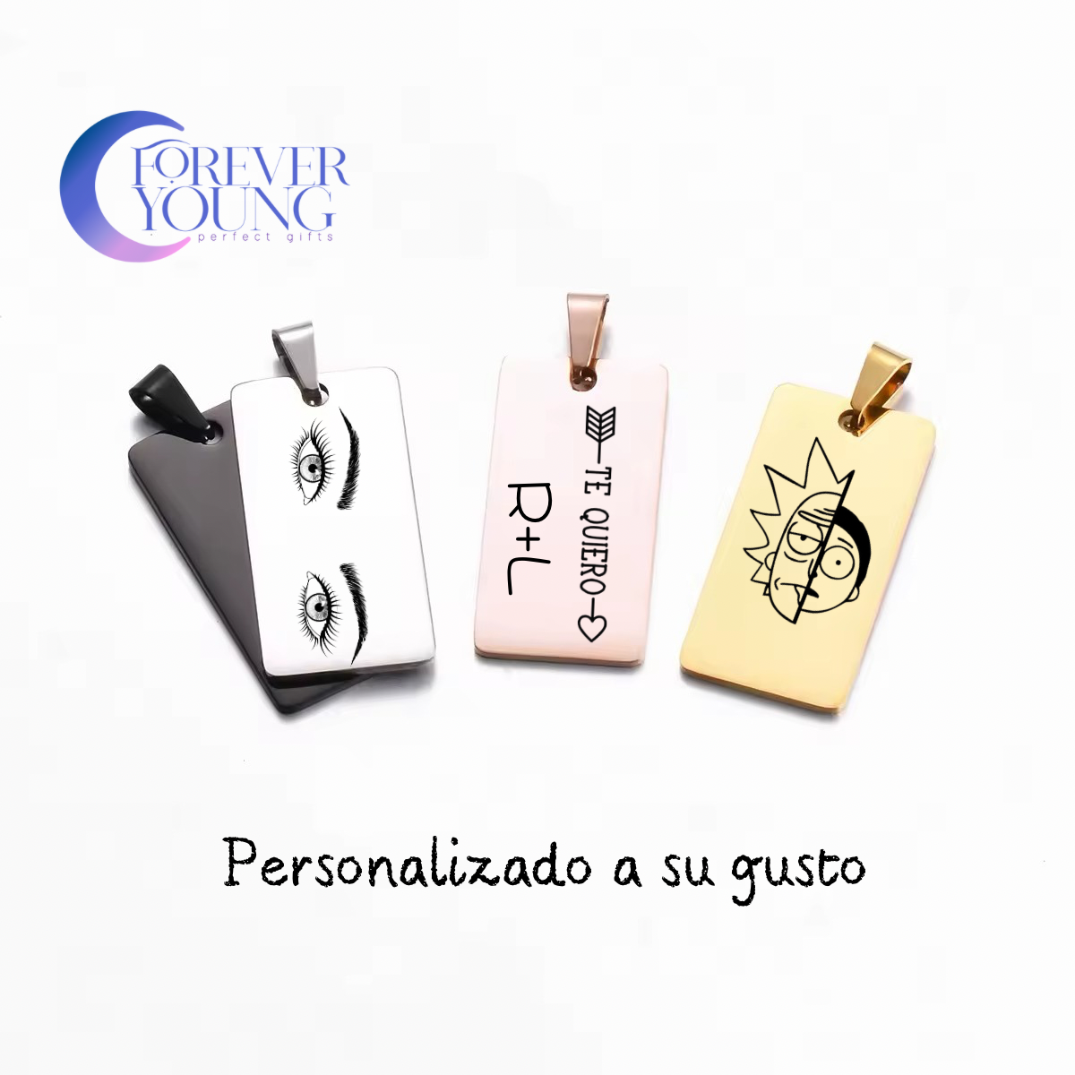 COLLAR PLACA PERSONALIZABLE MINIMALISTA