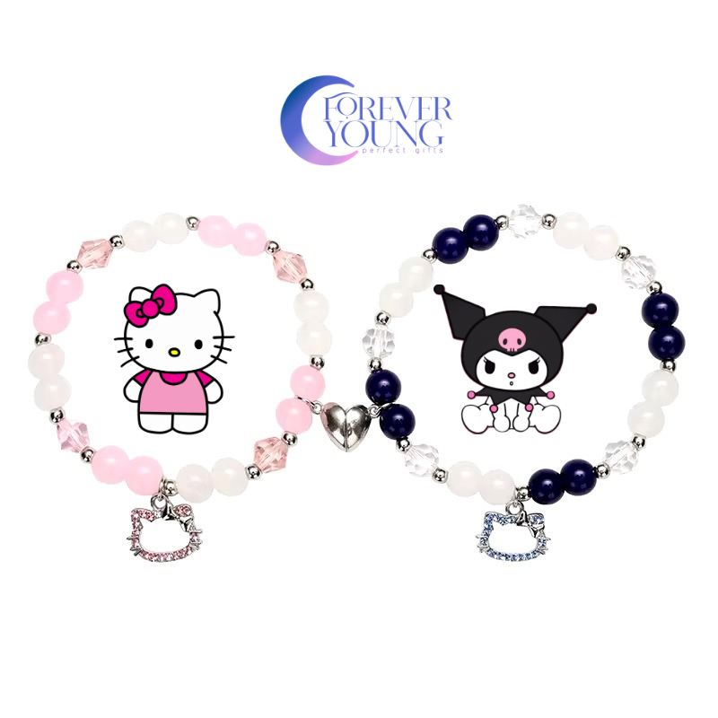 BRAZALETES HELLO KITTY * SPIDERMAN MAGNÉTICOS LOVE BFF