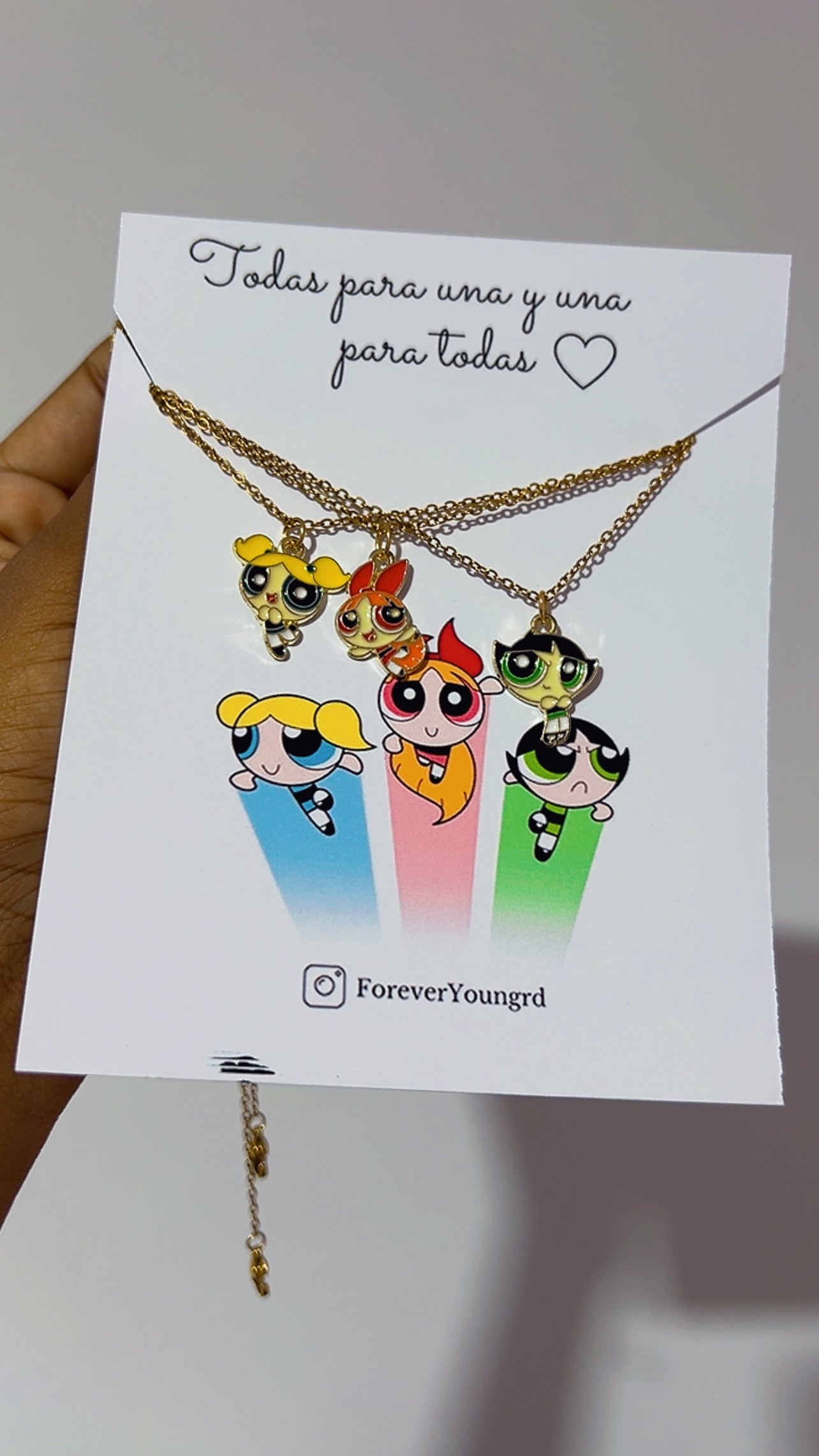 COLLARES CHICAS SÚPER PODEROSAS MEJORES AMIGAS
