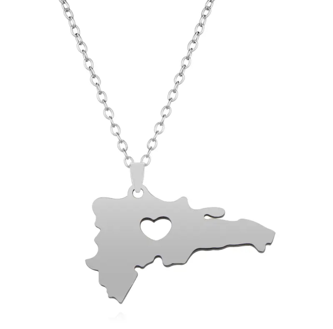 COLLAR MAPA DOMINICANO REPÚBLICA DOMINICANA