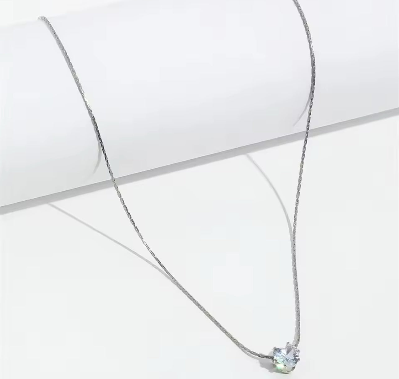CADENA CHOCKER DELICADA CRISTAL MINIMALISTA