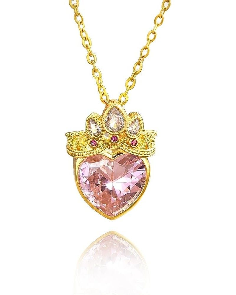 COLLAR CADENA CORONA RAPUNZEL CRISTALES DE CIRCONIA