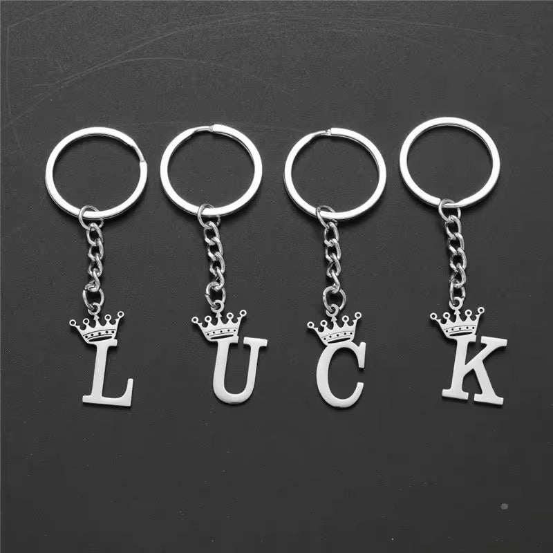 LLAVERO DE INICIALES LETRAS MINIMALISTAS