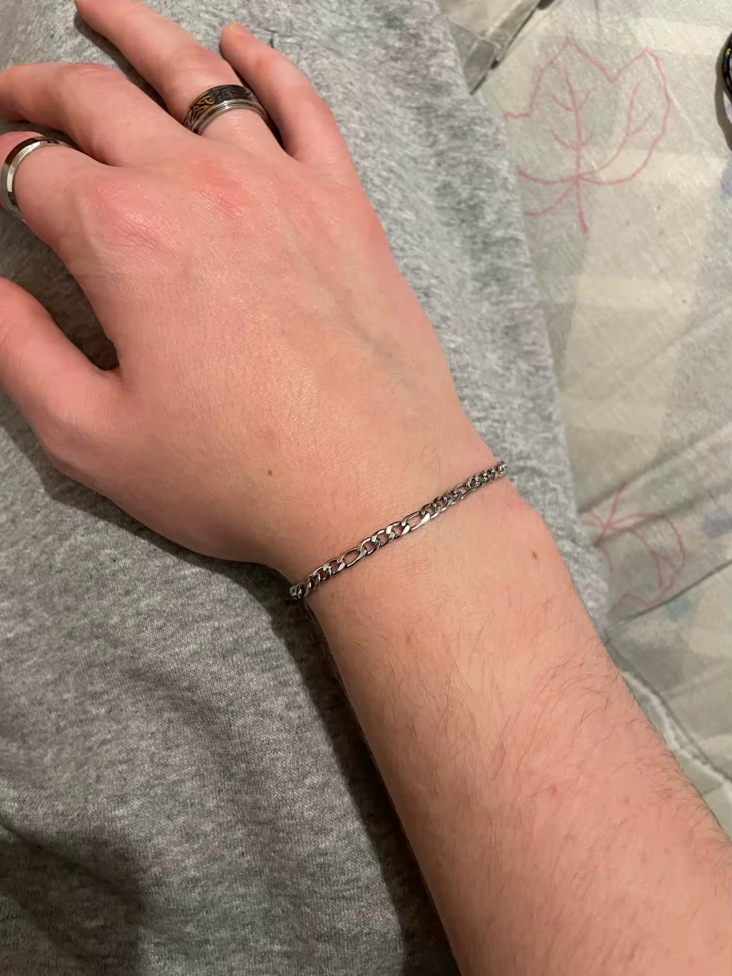 BRAZALETE CADENA ESTILO FUGARO MINIMALISTA