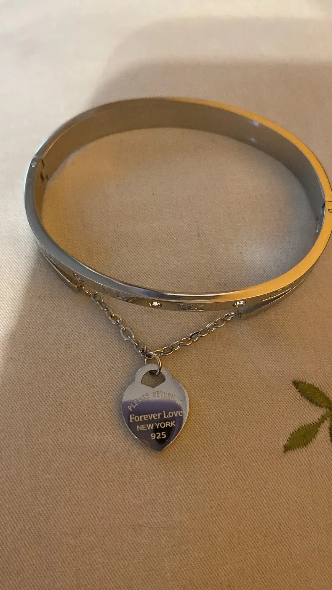BRAZALETE ELEGANTE FOREVER LOVE NEW YORK