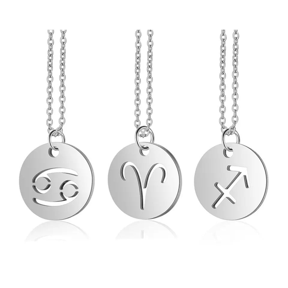 COLLAR SÍMBOLO SIGNO ZODIACAL MINIMALISTA